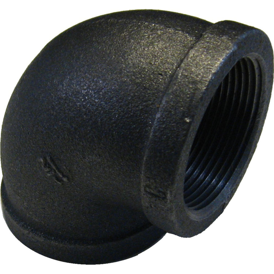 1-1/2" Black Iron 90deg Elbow