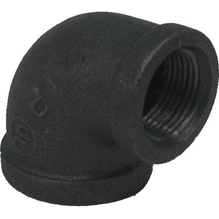 1"x3/4" Black Iron 90deg Elbow