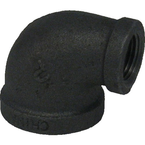 3/4"x1/2" Black Iron 90deg Elbow