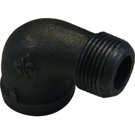 3/4" Black Iron Street Elbow