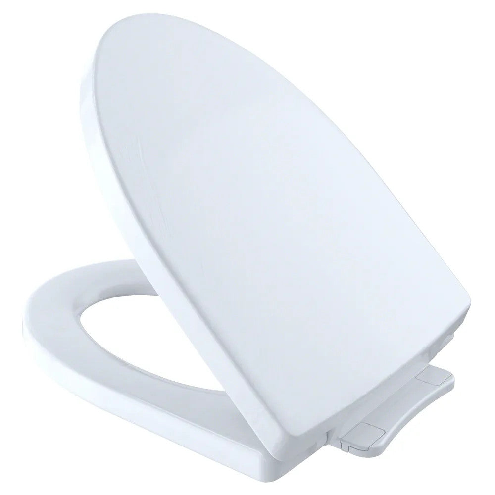 TOTO Soiree Elongated SoftClose Toilet Seat, Cotton White - SS214#01