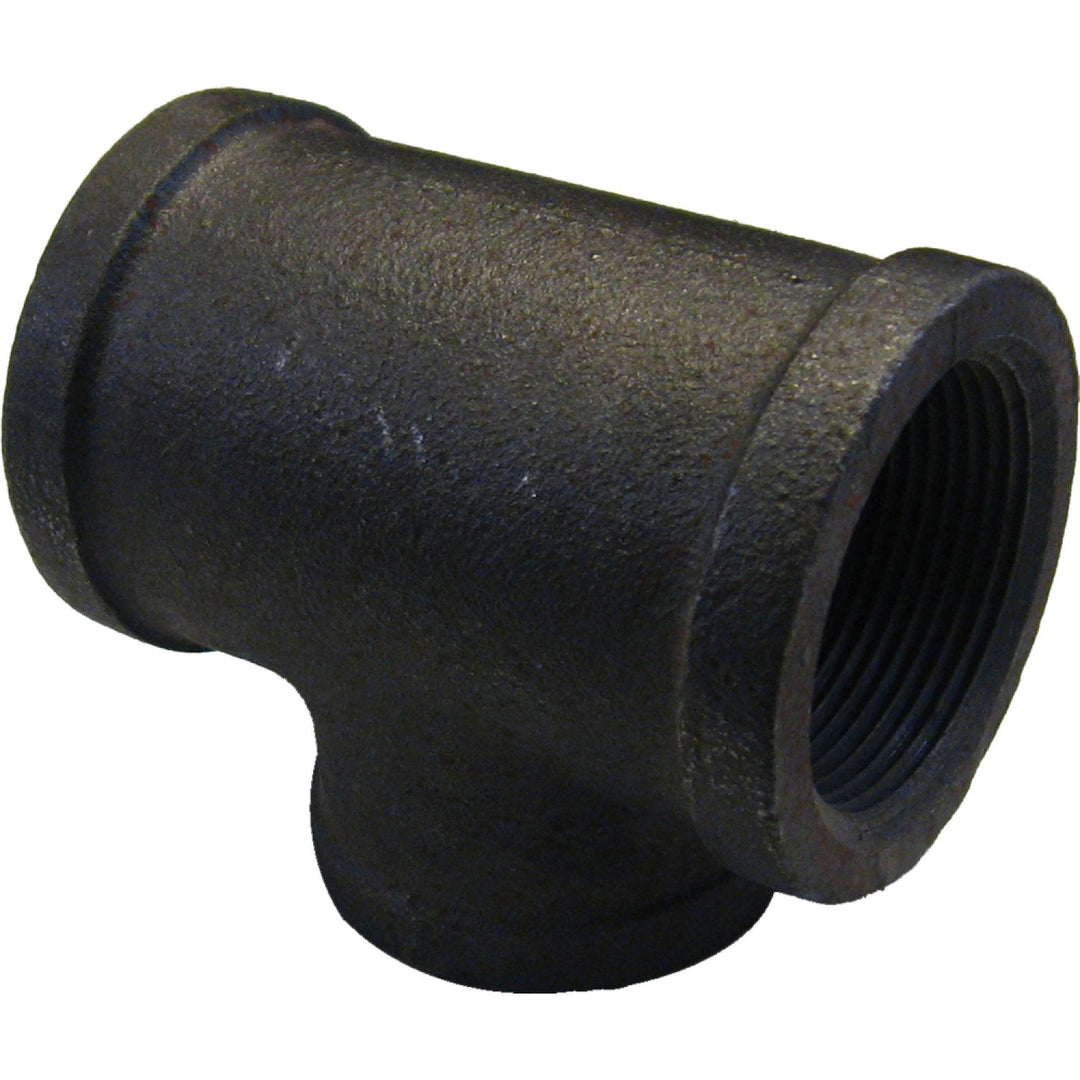 1"x3/4"x1" Black Iron Tee