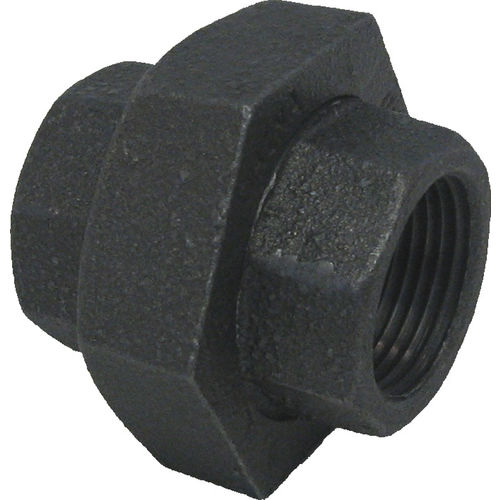 1" Black Malleable Iron Union