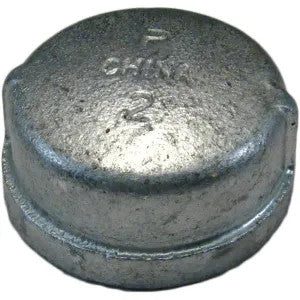 GALCAP2 Galvanized Cap, 2 Inch