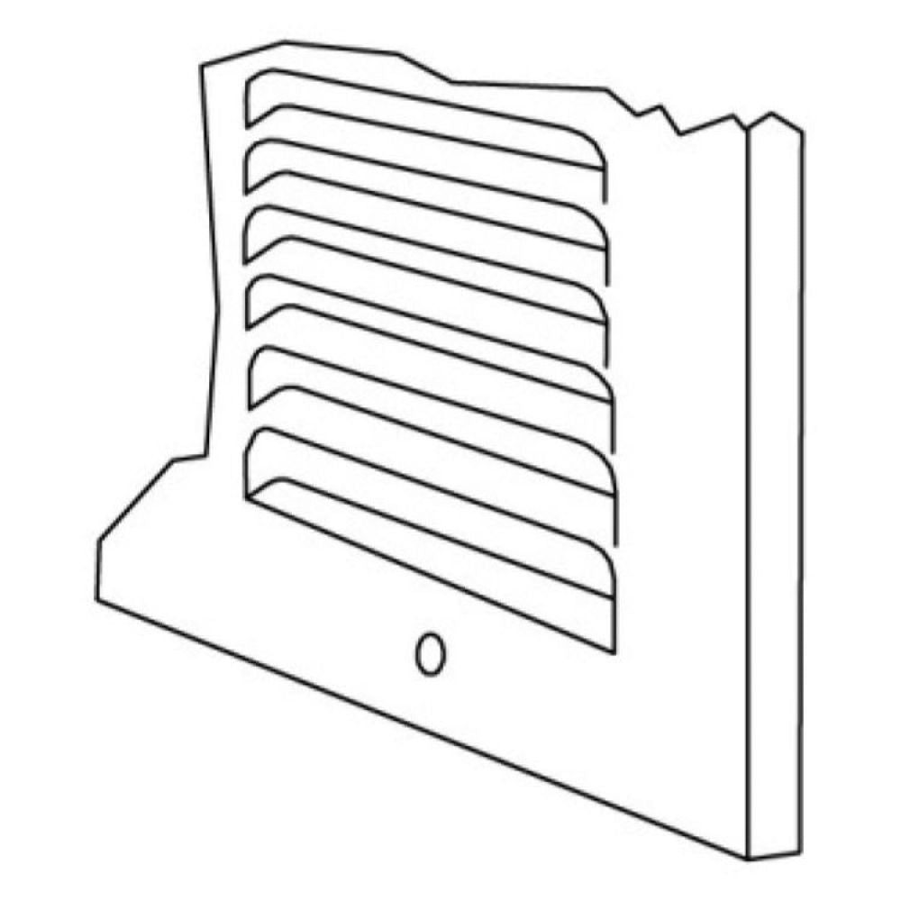 Shoemaker 1150-14X8 14" x 8" Baseboard Return Air Grille - Soft White