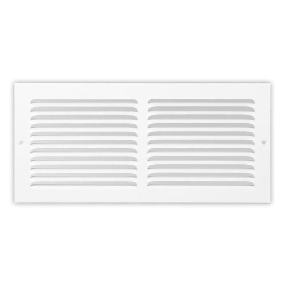 Shoemaker 1150-24X8 24" x 8" Baseboard Return Air Grille - Soft White