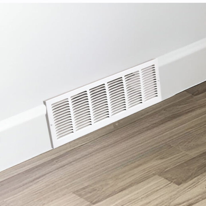 Shoemaker 30"X8" Baseboard Return Air Grille Stamped Face (1150-30x8)
