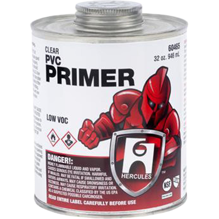 Clear PVC Primer, 1 Quart