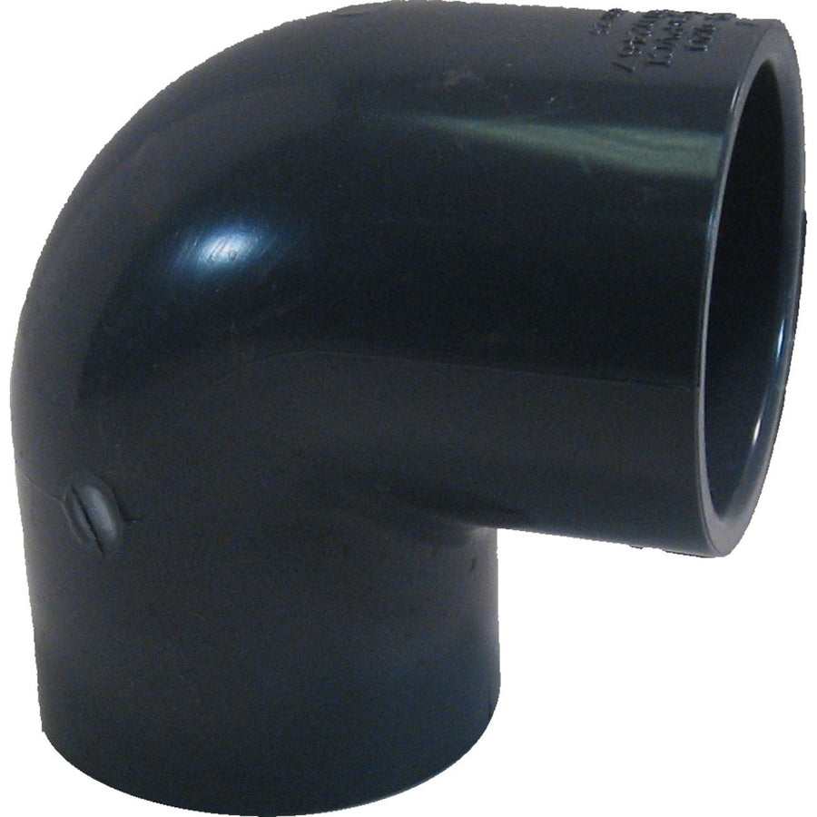 PVC80L2 Schedule 80 PVC 90-Degree Elbow, 2 Inches