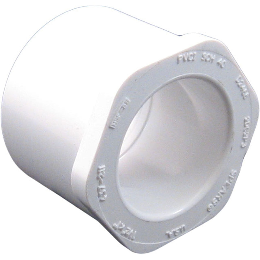 PVCB1121 Schedule 40 PVC Bushing, 1-1/2 x 1 Inch