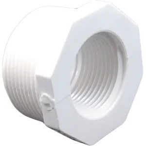 PVCB1121TT Schedule 40 PVC Bushing, 1-1/2 x 1 Inch