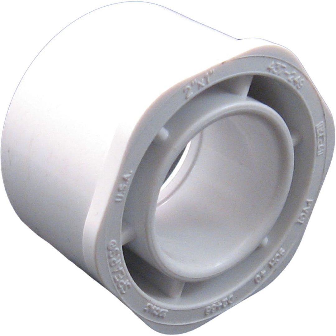 PVCB21 Schedule 40 PVC Bushing, 2 x 1 Inch