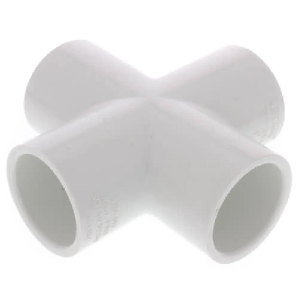 PVCCROSS1 Schedule 40 PVC Cross, 1 Inch