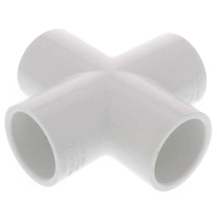 PVCCROSS1 Schedule 40 PVC Cross, 1 Inch