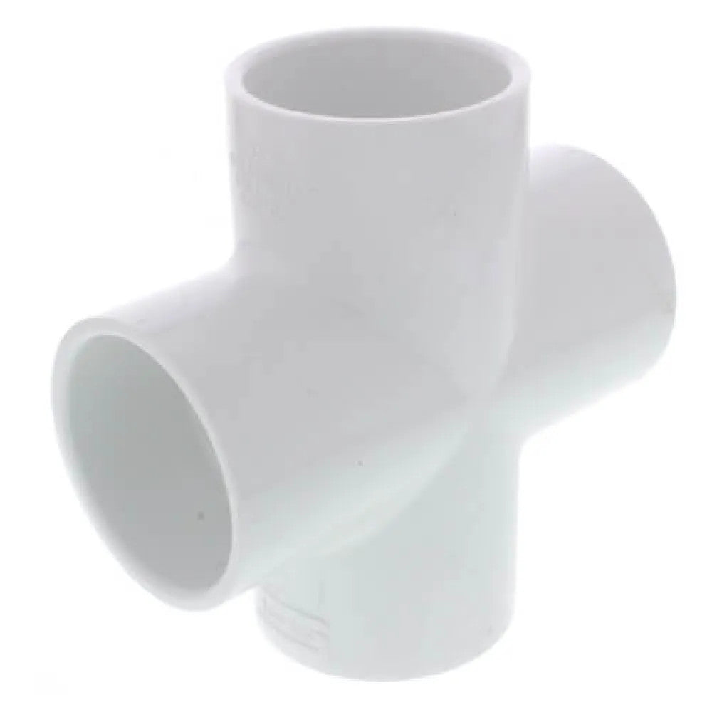 PVCCROSS34 Schedule 40 PVC Cross, 3/4 Inch