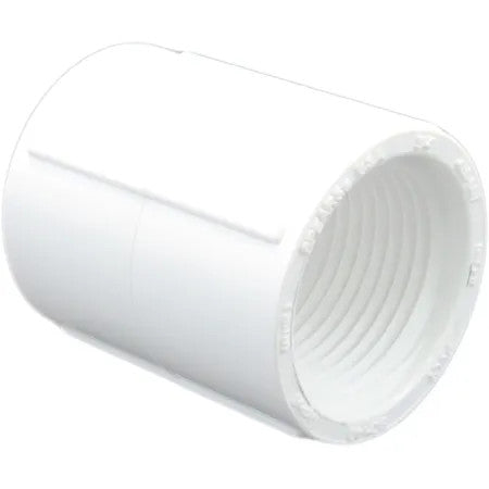 PVCCUP1TT Schedule 40 PVC Coupling, 1 Inch
