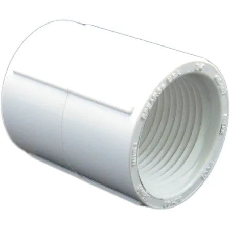 PVCCUP34TT Schedule 40 PVC Coupling, 3/4 Inch