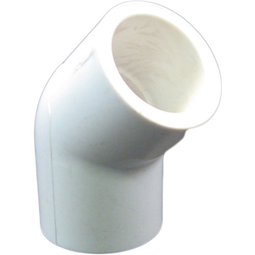 PVCL4512 Schedule 40 PVC 45 Degree Elbow, 1/2 Inch