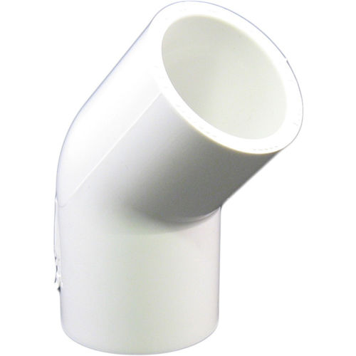 PVCL4534 Schedule 40 PVC 45 Degree Elbow, 3/4 Inch