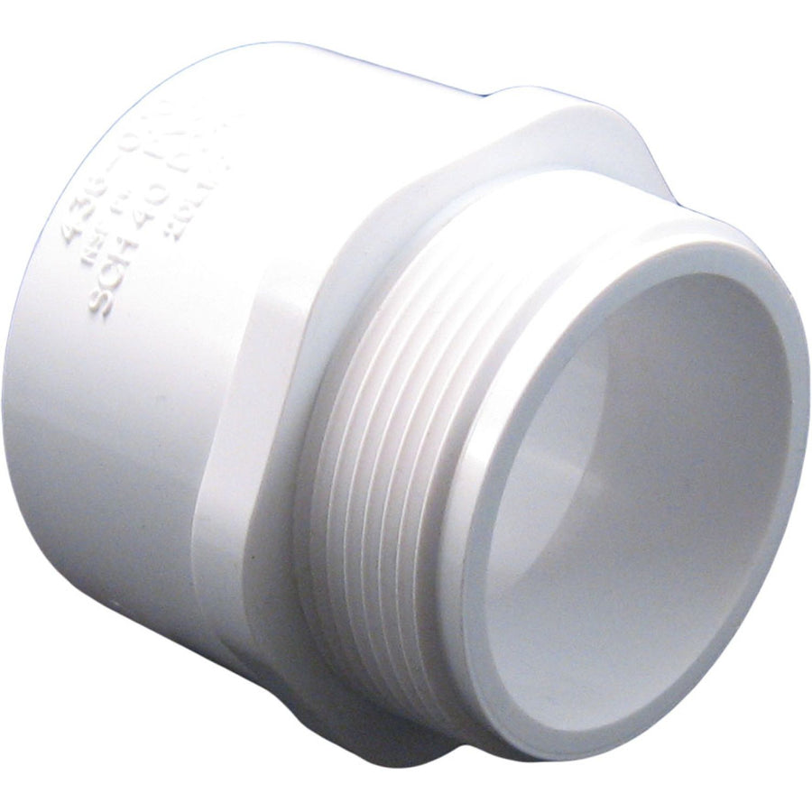 2" Schedule 40 PVC Male Adapter