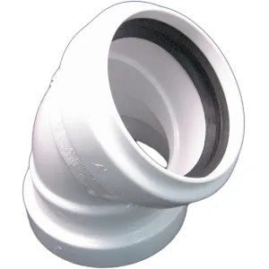4" Elbow 45 Degree Gasketed Sewer & Drain Sewer & Drain SDR 35 PVC