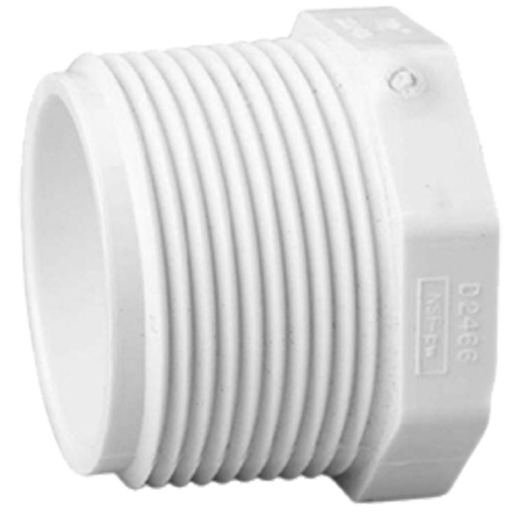 Schedule 40 PVC 1 Inch Threaded Plug