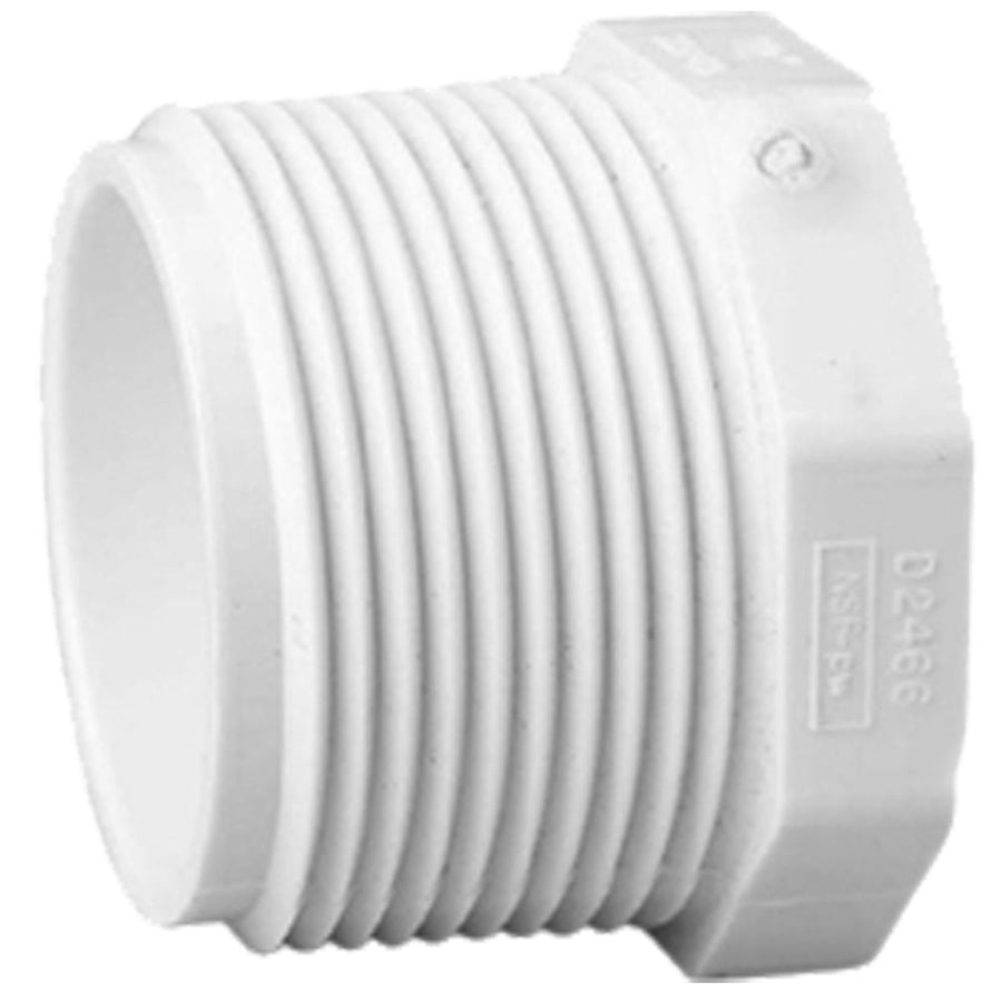 Schedule 40 PVC 3/4 Inch Threaded Plug