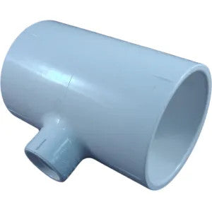 Schedule 40 PVC 2x2x1/2 Inch Tee (Slip x Slip x Thread)