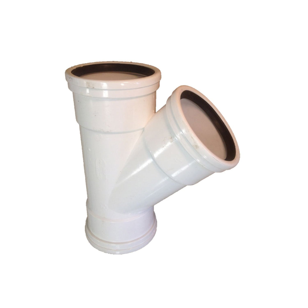 4" Wye Gasketed Sewer & Drain Sewer & Drain SDR 35 PVC
