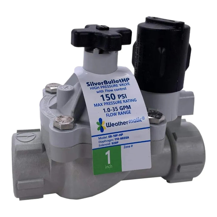 Weathermatic 12024EF-10-H 1-inch Bullet Valve With Flow control