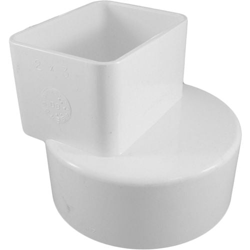 IPEX Canplas 2" x 3" x 4" Offset Downspout Adapter