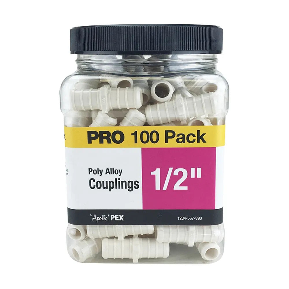 1/2" PEX Coupling - Plastic