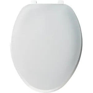 Bemis 170-000 White Closed Front Elongated Toilet Seat With Cover