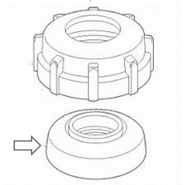 Toro White Replacement Seal for 570Z Pop-Up Sprinklers - 570SEAL