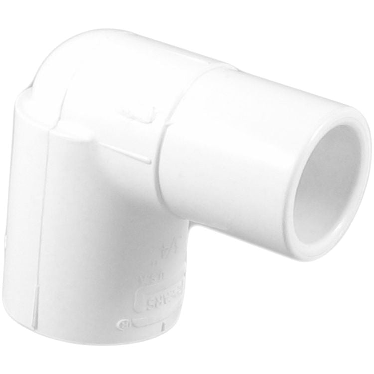 PVCMLS12TT 1/2" Marlex 90-Degree Street Elbow