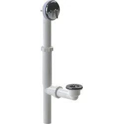 Watco 601-PP-ABS-WI Push Pull Bath Waste - Wrought Iron