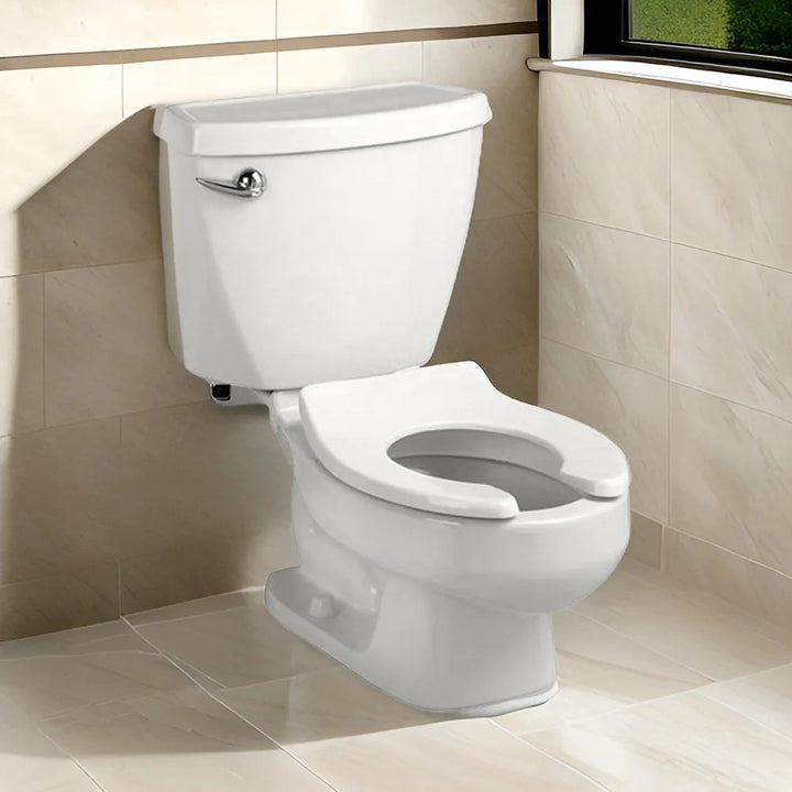 American Standard Baby Devoro FloWise Two-Piece Toilet, Less Seat, Round, Low Height, 1.28 GPF, White - 2315.228.020