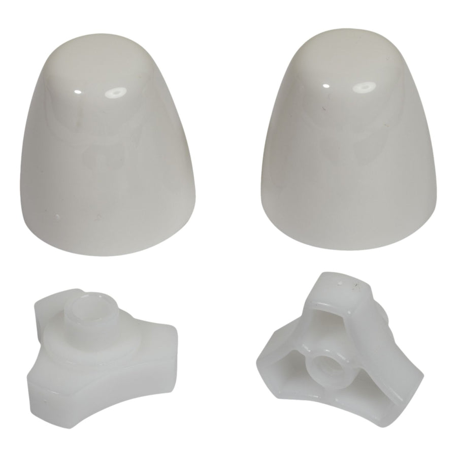 American Standard Bolt Cap Kit for EZ Install Toilet, Polypropylene Plastic, White - 7381148-200.0200A