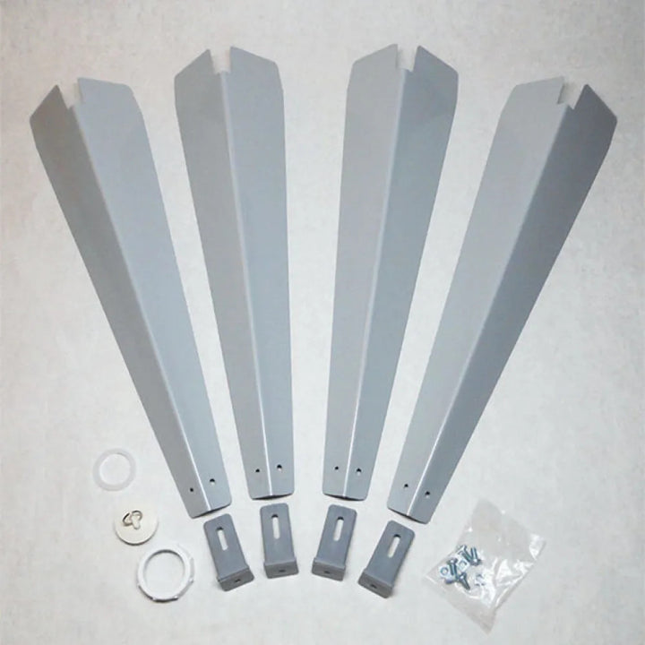 Mustee Sink Floor Mounting Kit, Legs and Hardware - 18.300F