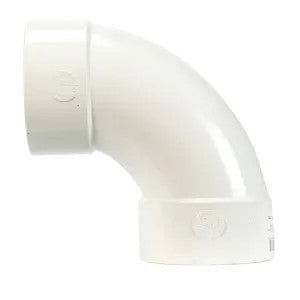 PVCSL3 P255 3" PVC S&D 90 ELBOW SDR 35