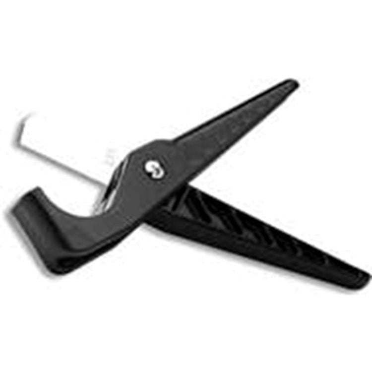 Dawn T100SS Black 1 1/4" Stainless Steel Scissor Shears