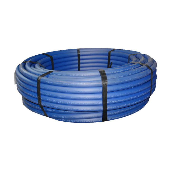 1" Blue CTS Tuff Tube for Water Distribution, 300' Rolled Tubing - SDR-9