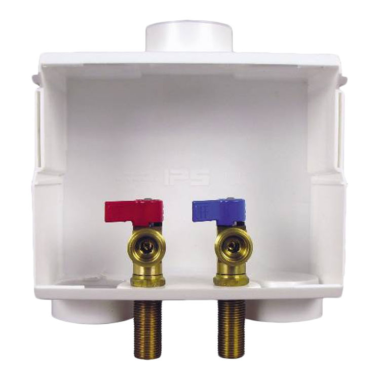 Wmbox IPS W2702 Pex Double Lever Wash Box Pex Ready