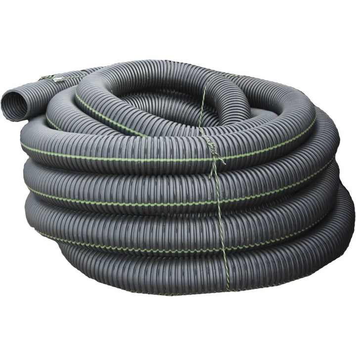 4in Single Wall Corrugated HDPE Pipe Tubing, 100-Feet Roll, 4-1 - 04010100