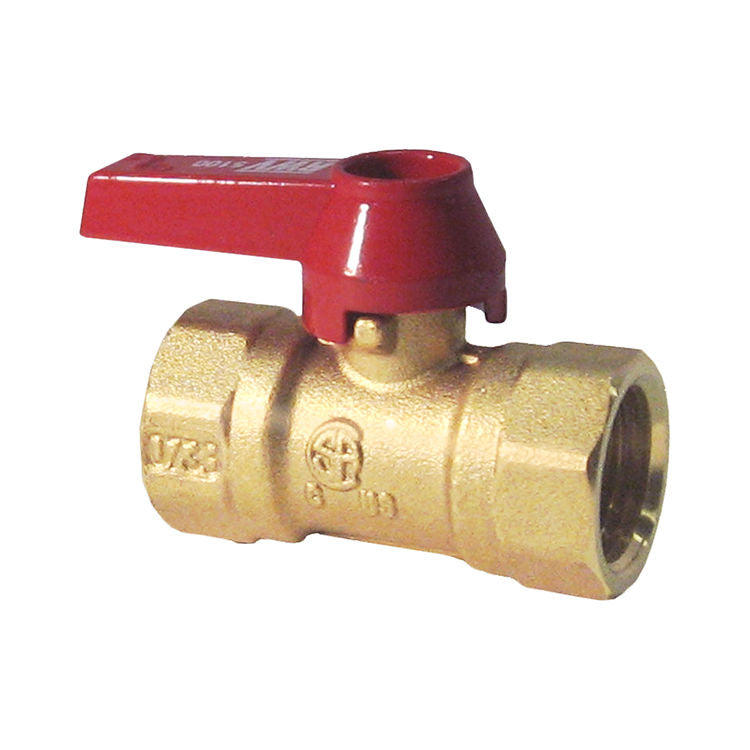 3/4" Gas Ball Valve, Brass - FIP