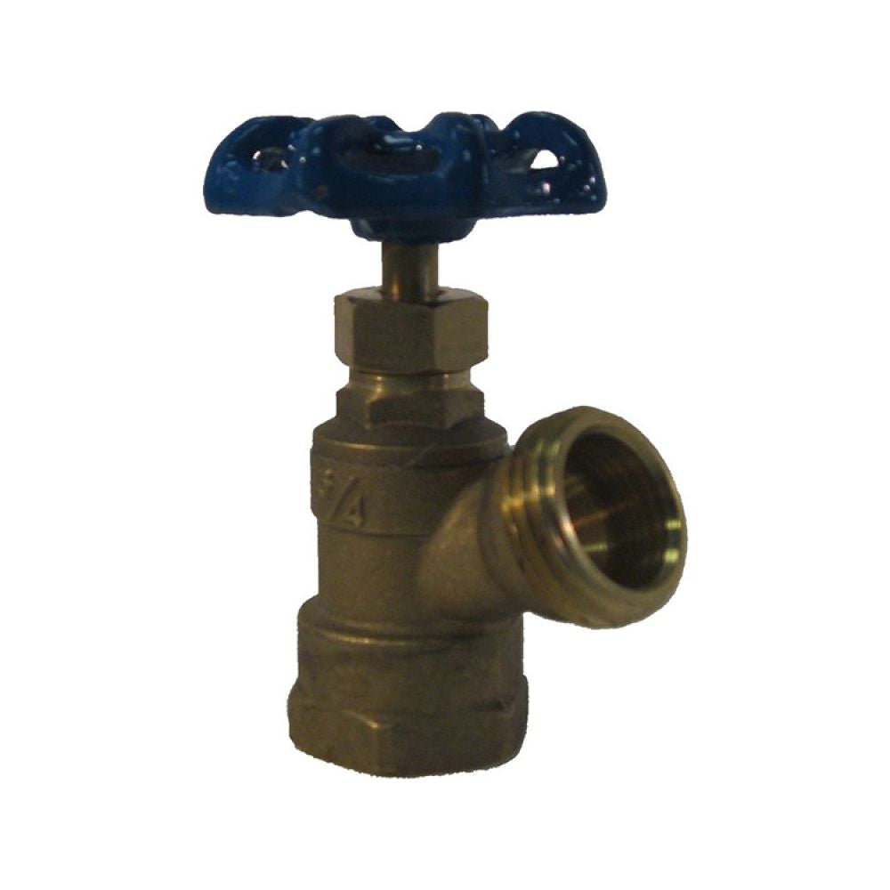 3/4" Boiler Drain Shut-Off Valve, Brass - FIP x GHT