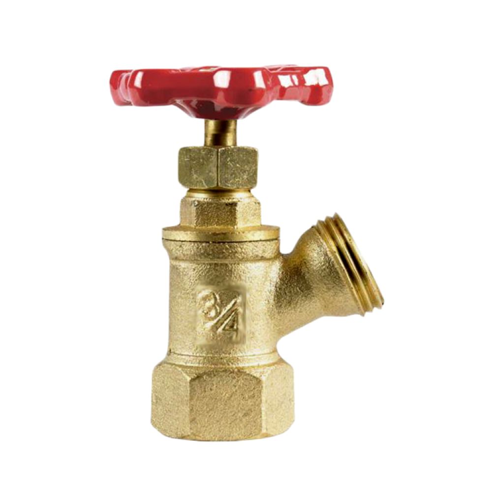 3/4" Boiler Drain Shut-Off Valve, Brass - FIP x GHT