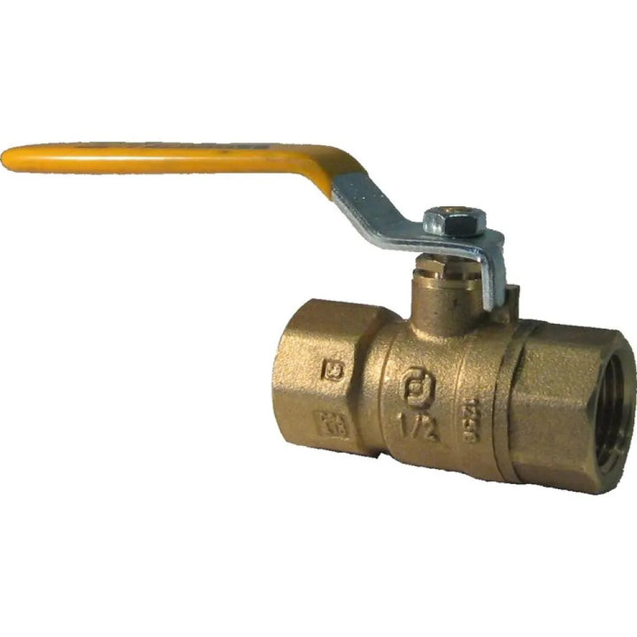 1/2" Threaded Foreign Ball Valve, Brass - FIP