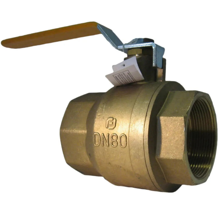 2" Threaded Foreign Ball Valve, Brass - FIP