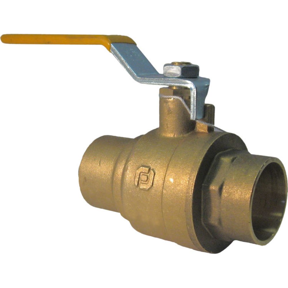 1" Sweat Foreign Ball Valve, Brass - Copper Sweat